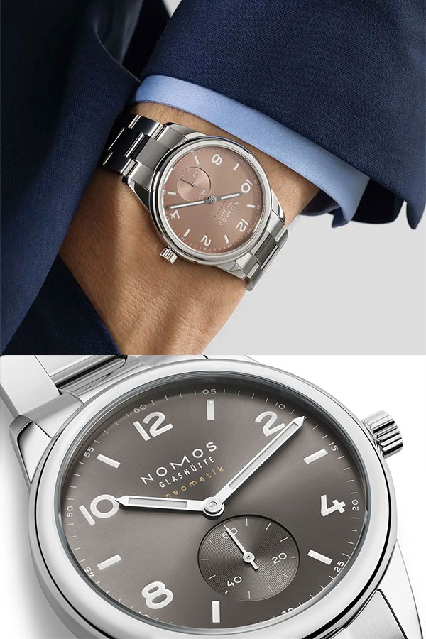 NOMOS Glashütte(ノモス グラスヒュッテ) 2023新作 季節の変わり目の穏やかな小春日和をイメージした「インディアンサマー」コレクション。ノモス グラスヒュッテ「クラブスポーツ ネオマティック39 インディアンサマー」