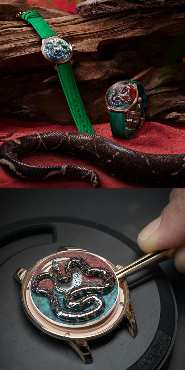 JAQUET DROZ(ジャケ・ドロー) 来るべき新年に向けて。巳年に向けたユニークな2つのモデル。ジャケ・ドロー「オフィディアン・アワー」