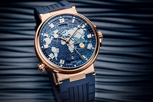 BREGUET(ブレゲ) 2022新作 技術とデザインの偉業が融合。日常から世界の旅へと誘う、ブレゲ「マリーン オーラ・ムンディ 5557」