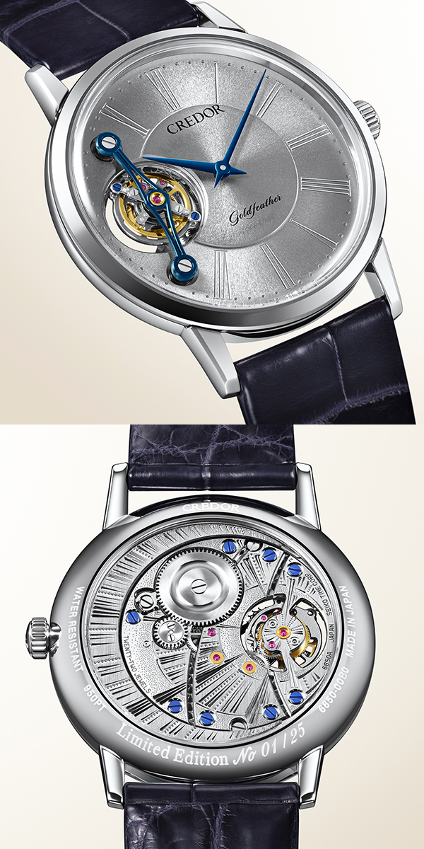 CREDOR(クレドール) 2026新作 30年間にわたって究め続けた彫金の技で独創性と新たな美を創造したトゥールビヨン限定モデルが登場。クレドール「ゴールドフェザー トゥールビヨン 彫金 限定モデル」