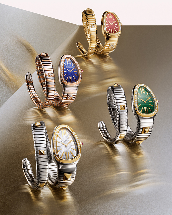 BVLGARI(ブルガリ) 2026新作 ゴールド＆スティール：カリスマ性と独創性の邂逅。ブルガリ「セルペンティ トゥボガス スタッズ カプセル」
