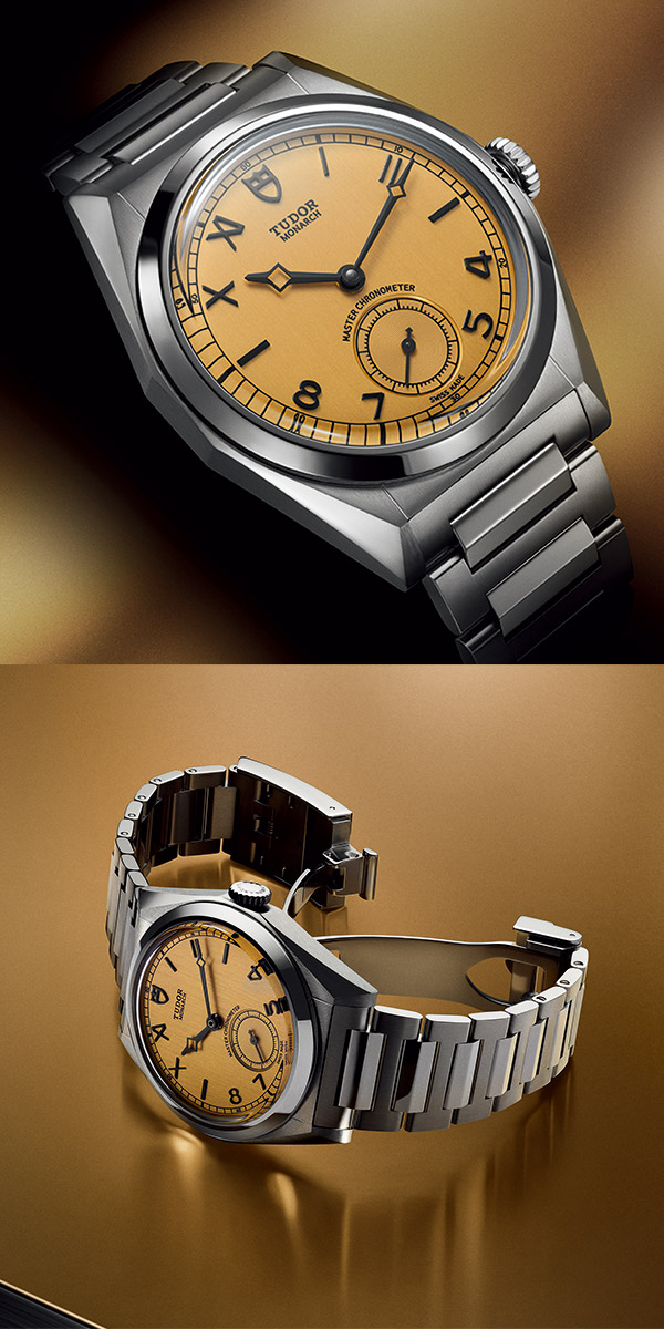 TUDOR(チューダー) 2026新作 ローマ数字とアラビア数字のアプライド アワーマーカーを備えた「チューダー モナーク」