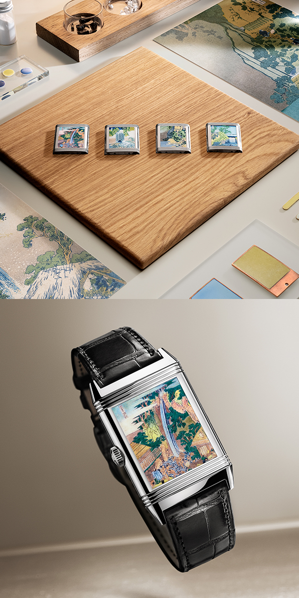 JAEGER-LECOULTRE(ジャガー・ルクルト) 2026新作 葛飾北斎の4作品を称える、4つの新たなレベルソ・トリビュート・エナメルのタイムピース。ジャガー・ルクルト「レベルソ・トリビュート・エナメル」葛飾北斎 諸国瀧巡りシリーズ