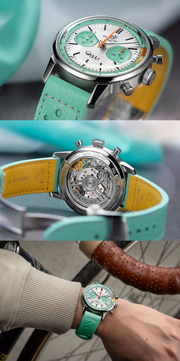 BREITLING(ブライトリング) 2025新作 永遠のライバル、伝説のライダーたち:自転車界の偉大な英雄ファウスト・コッピとジーノ・バルタリを称え、ブライトリングから「トップタイム B01 ファウスト・コッピ」「トップタイム B01 ジーノ・バルタリ」が登場