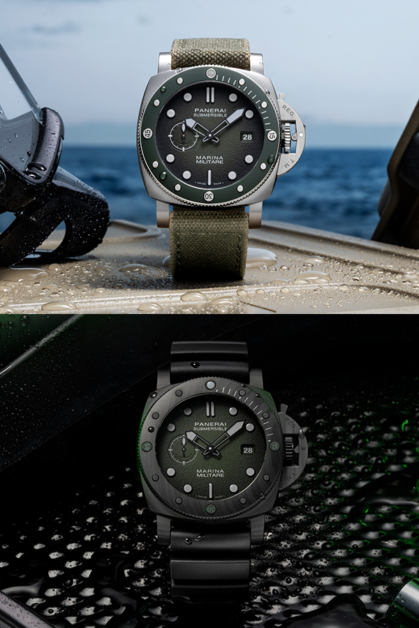 PANERAI(パネライ) 2025新作 マリーナミリターレとの長年にわたる歴史的なパートナーシップを記念して新作を発表。パネライ「サブマーシブル マリーナミリターレ」「サブマーシブル マリーナミリターレ カーボテック™」