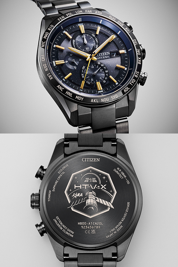 CITIZEN(シチズン) 2025新作 「シチズン アテッサ」より、JAXA新型宇宙ステーション補給機「HTV-X」をイメージした限定モデルが登場