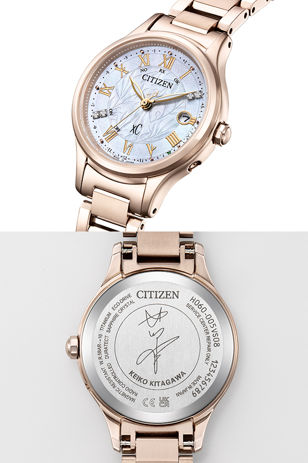 CITIZEN(シチズン) 2025新作 「シチズン クロスシー」より、北川景子さんが初めてデザインを監修した限定モデルが登場