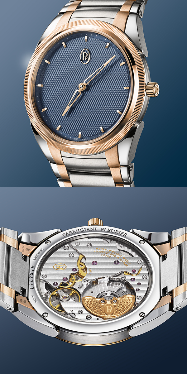 PARMIGIANI FLEURIER(パルミジャーニ・フルリエ) 2025新作 ステンレススティールとローズゴールドの建築的な魅力。パルミジャーニ・フルリエ「トンダ PF マイクロローター」