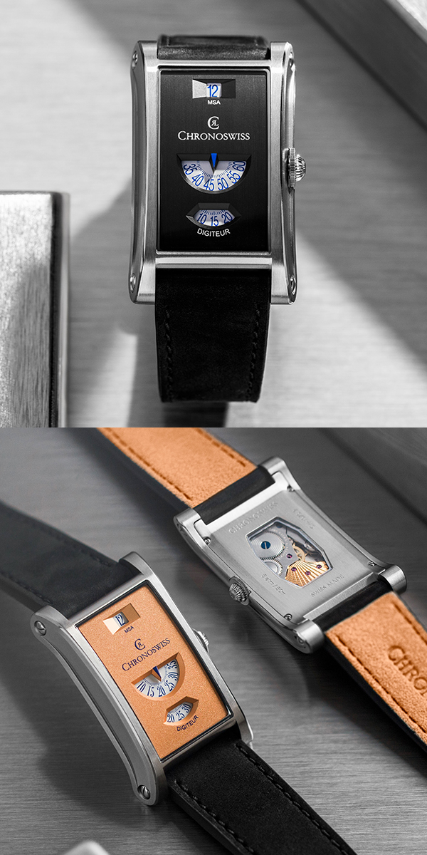 CHRONOSWISS(クロノスイス) 2025新作 針を持たない機械式腕時計の復活！ クロノスイス「ネオ デジター」