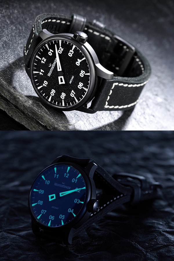 MEISTER SINGER(マイスタージンガー) 2026新作 マイスタージンガーの定番クラシックを、完全に新しい解釈で再構築。グラフィカルに際立ち、驚くほどの高い夜光性能を備えて。マイスタージンガー「アルカオ」