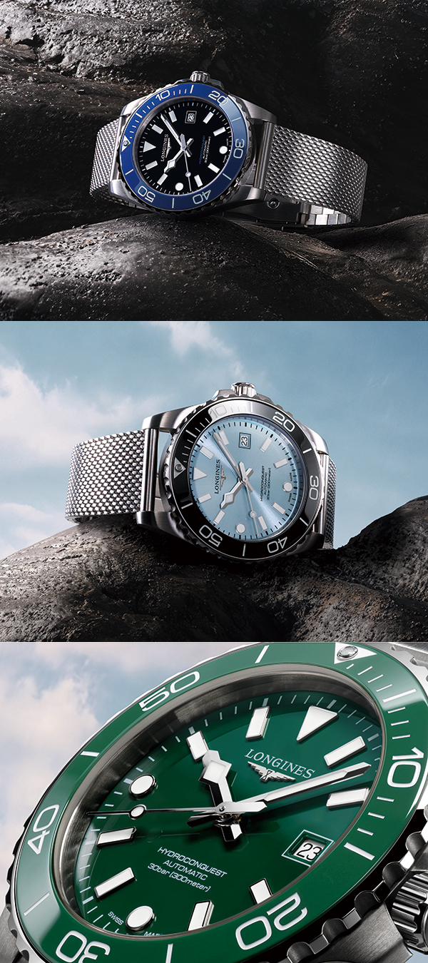 LONGINES(ロンジン) 2026新作 ロンジンの正統派ダイバーズ「ハイドロコンクエスト」より高性能＆エレガントな“新世代モデル”が登場