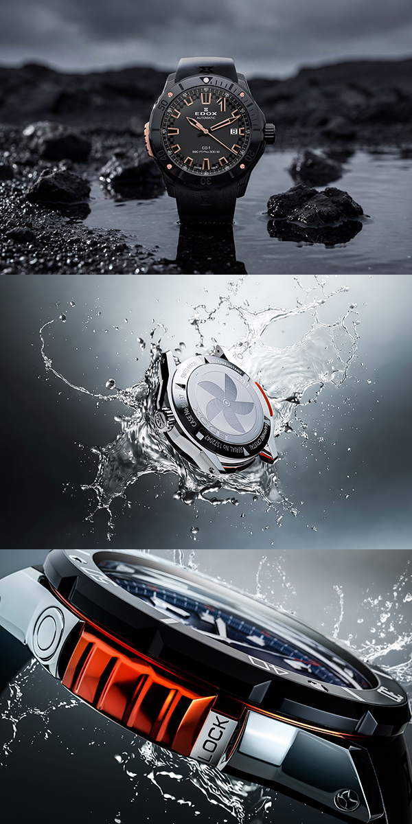 EDOX(エドックス) 2026新作 デザイン、実用性、プロ仕様スペックを高次元で融合した新たなスタンダードダイバーズ。エドックス「クロノオフショア1 ベゼルロック デイト オートマティック」