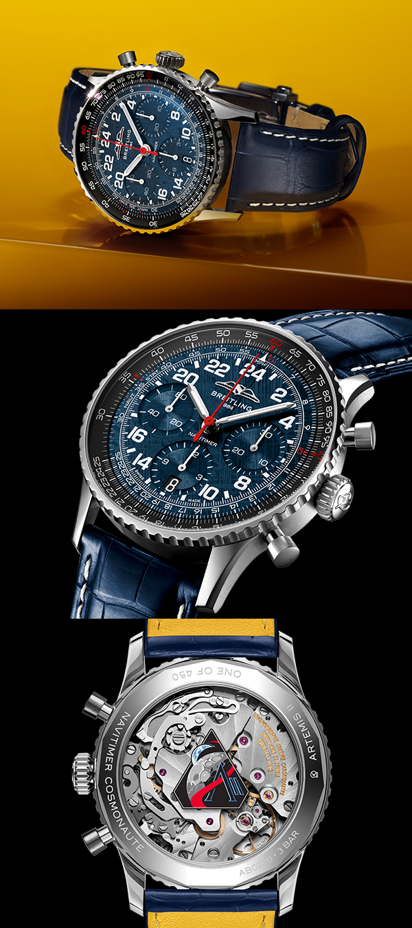 BREITLING(ブライトリング) 2026新作 オービタル素材：メテオライト文字盤を使用した限定モデル。ブライトリング「ナビタイマー B02 クロノグラフ 41 コスモノート アルテミス II」