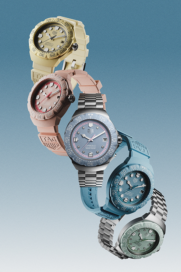 TAG Heuer(タグ・ホイヤー) 2026新作 多様なカラー、スピード、躍動感によって形作られてきたヘリテージを受け継ぐ「タグ・ホイヤー フォーミュラ1 ソーラーグラフ」にパステルシリーズが登場