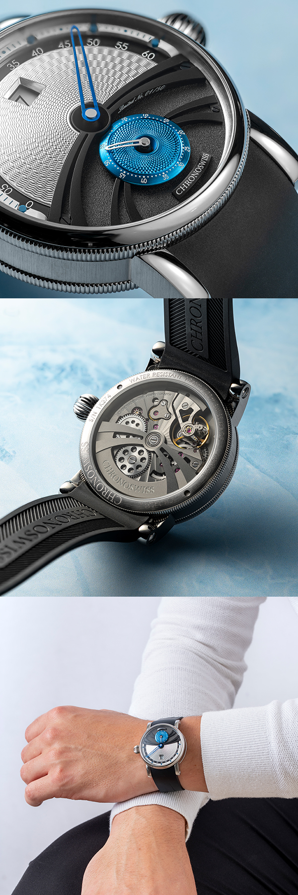 CHRONOSWISS(クロノスイス) 2026新作 凍てついた優雅さ。クロノスイス「デルフィス グレイシア」