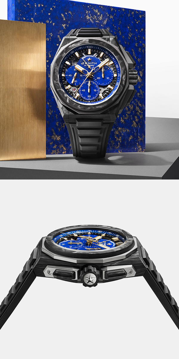 ZENITH(ゼニス) 2026新作 コントラストを追求したクロノグラフ。ゼニス「デファイ エクストリーム ラピスラズリ II」