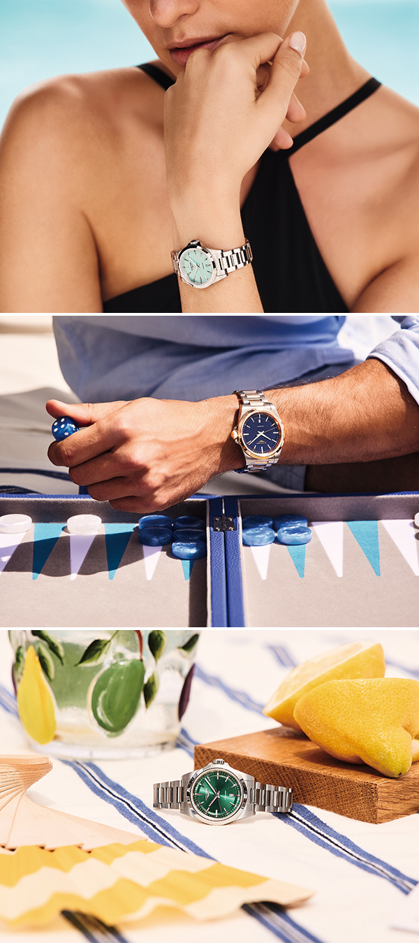 LONGINES(ロンジン) 2026新作 腕元を美しく彩る、ロンジンの2026年サマーセレクション。「コンクエスト」と「ロンジン プリマルナ」の新作が叶える、フレッシュに輝くデイリースタイル