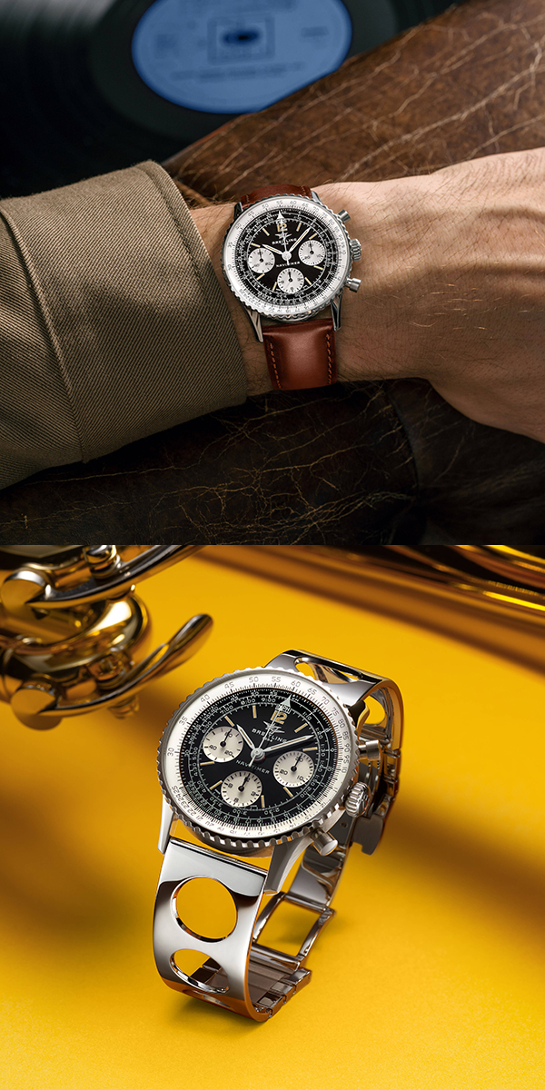 BREITLING(ブライトリング) 2026新作 マイルス・デイヴィスのトレードマークとなったナビタイマー。ブライトリング「ナビタイマー B09 クロノグラフ 41 トリビュート トゥ マイルス・デイヴィス」