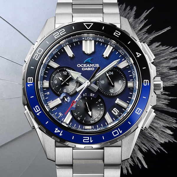 OCEANUS(オシアナス) 2026新作 世界各都市の時刻を一度に把握。オシアナスのスポーティライン「カシャロ」に3つの新モデルが登場
