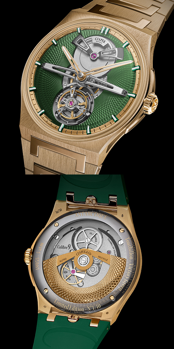 CZAPEK(チャペック) 2026新作 渦の中に広がるグリーン。チャペック「アンタークティック・トゥールビヨン ヴィクトリー・グリーン」