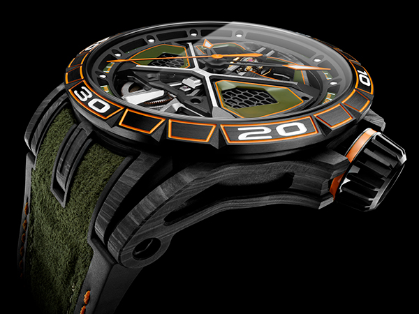 ROGER DUBUIS(ロジェ・デュブイ) 2021新作 ハイパーオロロジーへの最速トラック。ロジェ・デュブイ「エクスカリバー スパイダー ウラカン EVO2」