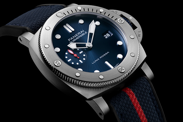 PANERAI(パネライ) 2022新作 第37回アメリカズカップにおいてルナロッサ・プラダ・ピレリのオフィシャルスポンサーを再び務めるパネライと、ルナロッサとのコラボレーションモデル「サブマーシブル クアランタ クアトロ ルナロッサ」が登場