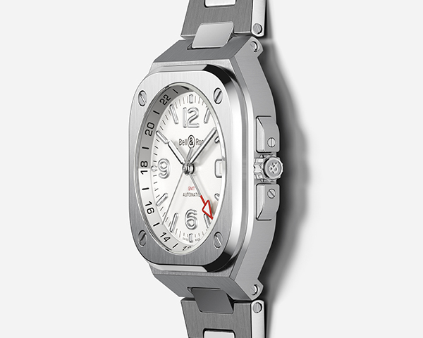 BELL & ROSS(ベル＆ロス) 2022新作 気品ある旅人に向けた時計。ベル＆ロス「BR 05 GMT ホワイト」