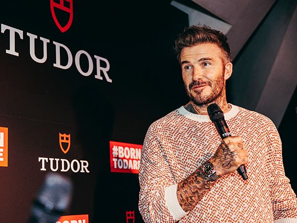 TUDOR(チューダー) グローバルアンバサダーのデイヴィッド・ベッカムを迎え「チューダー ブティック 渋谷」のオープンを記念したイブニングイベントが開催