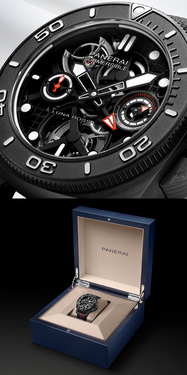 PANERAI(パネライ) 2024新作 パネライ「サブマーシブル トゥールビヨン GMT ルナ・ロッサ エクスペリエンス エディション」