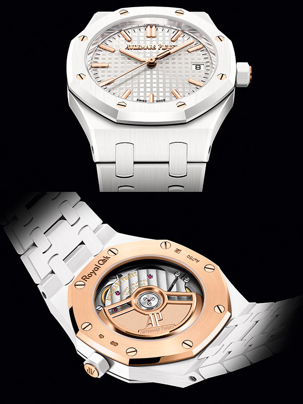 AUDEMARS PIGUET(オーデマ ピゲ) 2023新作 オーデマ ピゲ初のホワイトセラミックを採用した「ロイヤル オーク オートマティック / 34mm」が登場