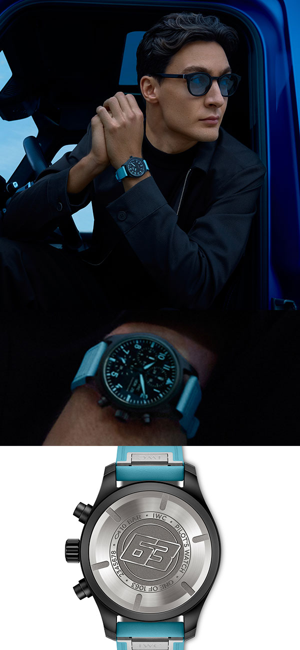 IWC(アイ・ダブリュー・シー) 2026新作 IWCがジョージ・ラッセルとタッグを組み、ドライバーのシグネチャーである “ブルー”を基調とした限定モデル「パイロット・ウォッチ・クロノグラフ 41・ジョージ・ラッセル」「パイロット・ウォッチ・オートマティック 41・ジョージ・ラッセル」を発表