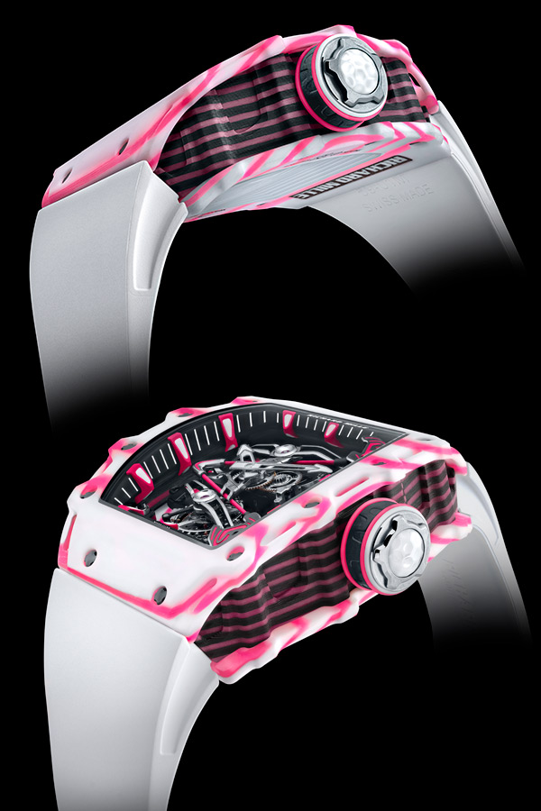 RICHARD MILLE(リシャール・ミル) 2022新作 バッバのラッキーカラーであるピンクを起用。リシャール・ミル「RM 38-02 トゥールビヨン バッバ・ワトソン」