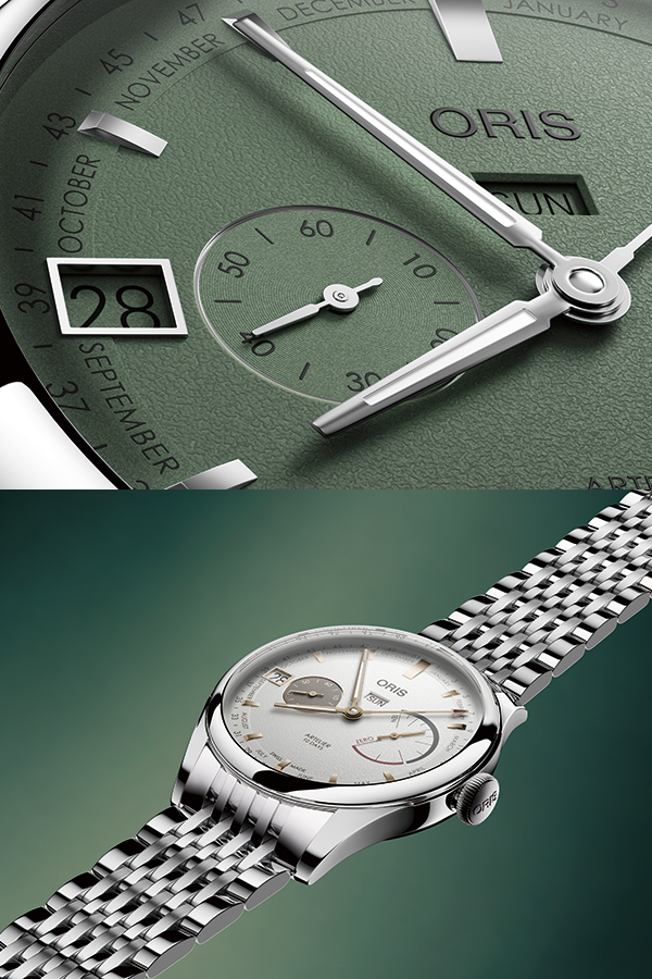 ORIS(オリス) 2026新作 毎日、毎週、毎月を刻む時計。オリス「アートリエ キャリバー113」