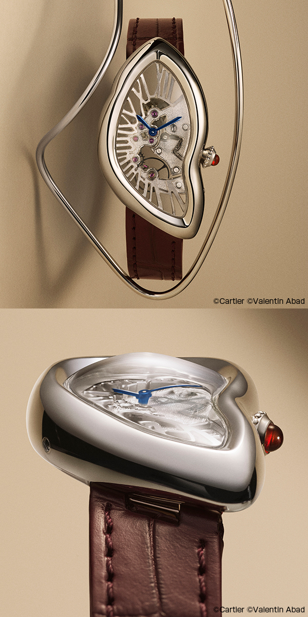 Cartier(カルティエ) 2026新作 「カルティエ プリヴェ」の10作目。「トーチュ」モノプッシャー クロノグラフ、「タンク ノルマル」、「クラッシュ」スケルトン