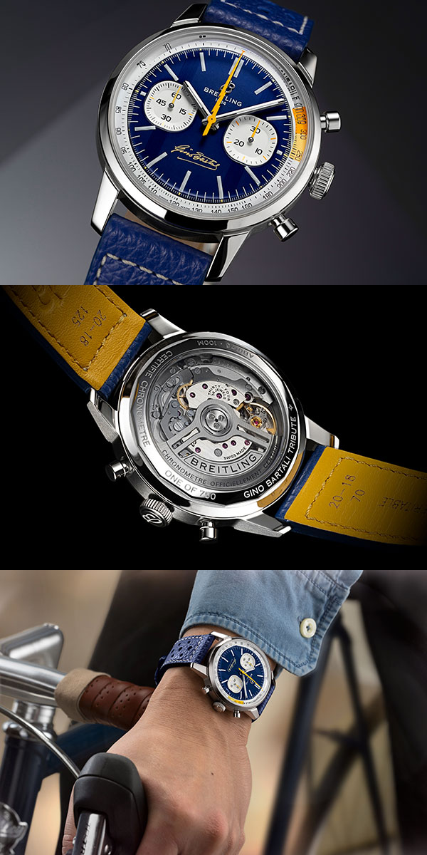 BREITLING(ブライトリング) 2025新作 永遠のライバル、伝説のライダーたち:自転車界の偉大な英雄ファウスト・コッピとジーノ・バルタリを称え、ブライトリングから「トップタイム B01 ファウスト・コッピ」「トップタイム B01 ジーノ・バルタリ」が登場