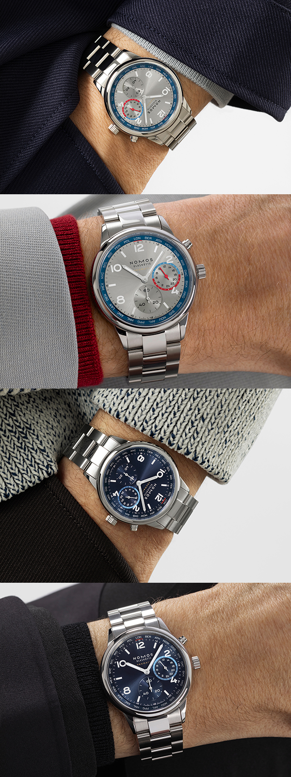 NOMOS Glashütte(ノモス グラスヒュッテ) 2025新作 ワールドタイムの新解釈。ノモス グラスヒュッテ「クラブ スポーツ ネオマティック ワールドタイマー」