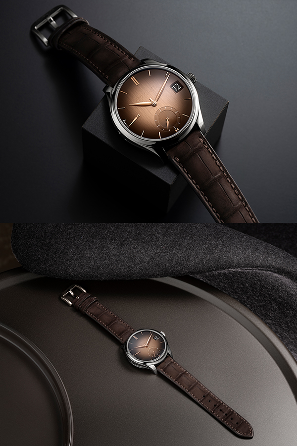 H.Moser & Cie.(H.モーザー) 2025新作 味わい深い、極上の新モデル。H.モーザー「エンデバー・パーペチュアルカレンダー スモークサーモン」