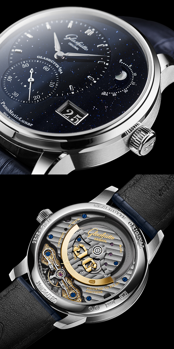 GLASHÜTTE ORIGINAL(グラスヒュッテ・オリジナル) 2025新作 グラスヒュッテ時計製造技術の輝かしい瞬間。グラスヒュッテ・オリジナル「パノマティックルナ アニバーサリー・エディション」