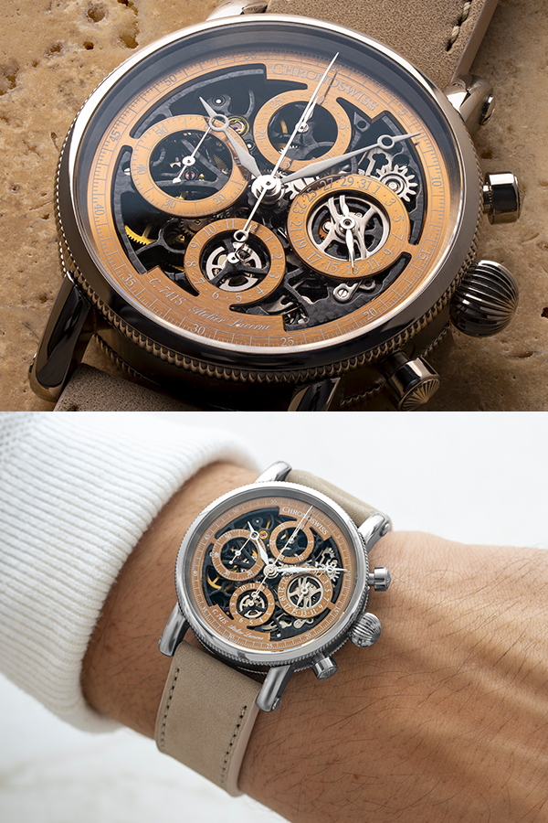 CHRONOSWISS(クロノスイス) 2025新作 スケルトン・クロノグラフの30年にわたる熟練の技。クロノスイス「オーパス クロノグラフ ダカール」