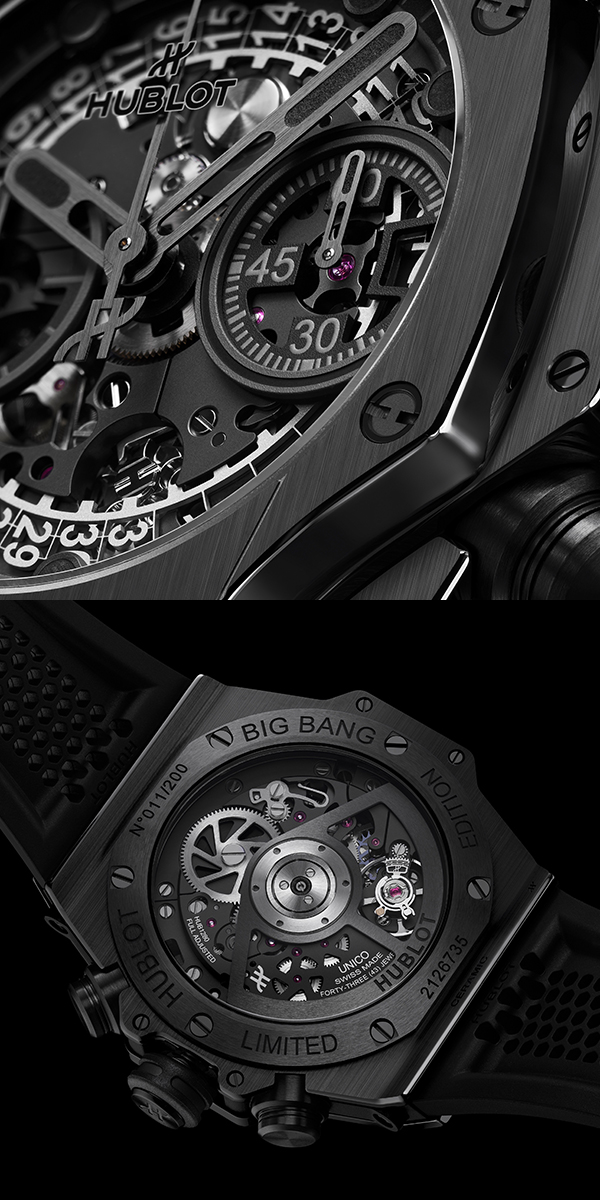 HUBLOT(ウブロ) 2026新作 ウブロとサミュエル・ロスが初の「ビッグ・バン ウニコ SR_A by サミュエル・ロス オールブラック」を発表