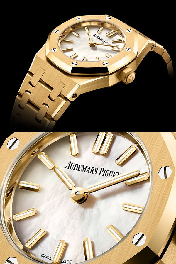 AUDEMARS PIGUET(オーデマ ピゲ) 2026新作 オーデマ ピゲ「ロイヤル オーク ミニ クォーツ」にストーンダイヤルの新作2モデルが登場