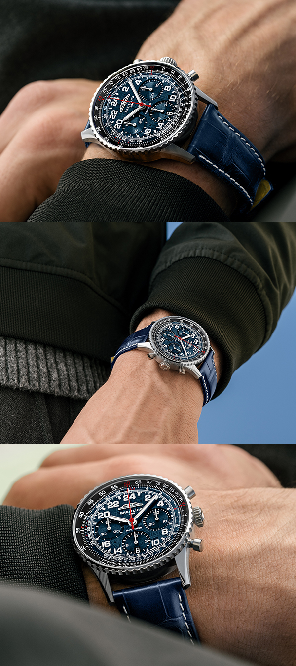 BREITLING(ブライトリング) 2026新作 オービタル素材：メテオライト文字盤を使用した限定モデル。ブライトリング「ナビタイマー B02 クロノグラフ 41 コスモノート アルテミス II」