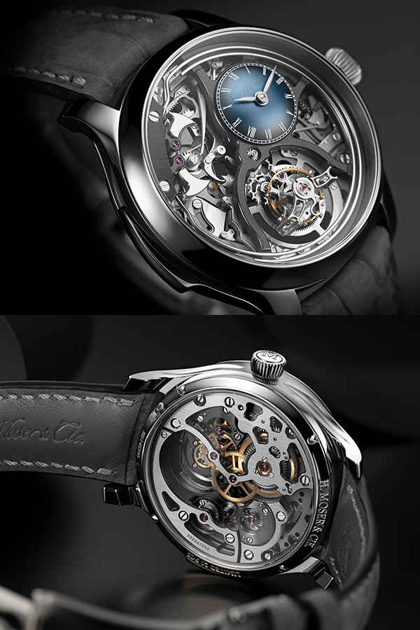 H.Moser & Cie.(H.モーザー) 2026新作 開かれた造形、響く音色。H.モーザー「エンデバー・ミニッツリピーター シリンドリカル トゥールビヨン スケルトン」