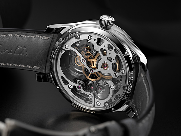 H.Moser & Cie.(H.モーザー) 2026新作 光の中に浮かび上がる精密機械。H.モーザー「エンデバー・ミニッツリピーター シリンドリカル トゥールビヨン スケルトン コズミックレイン」