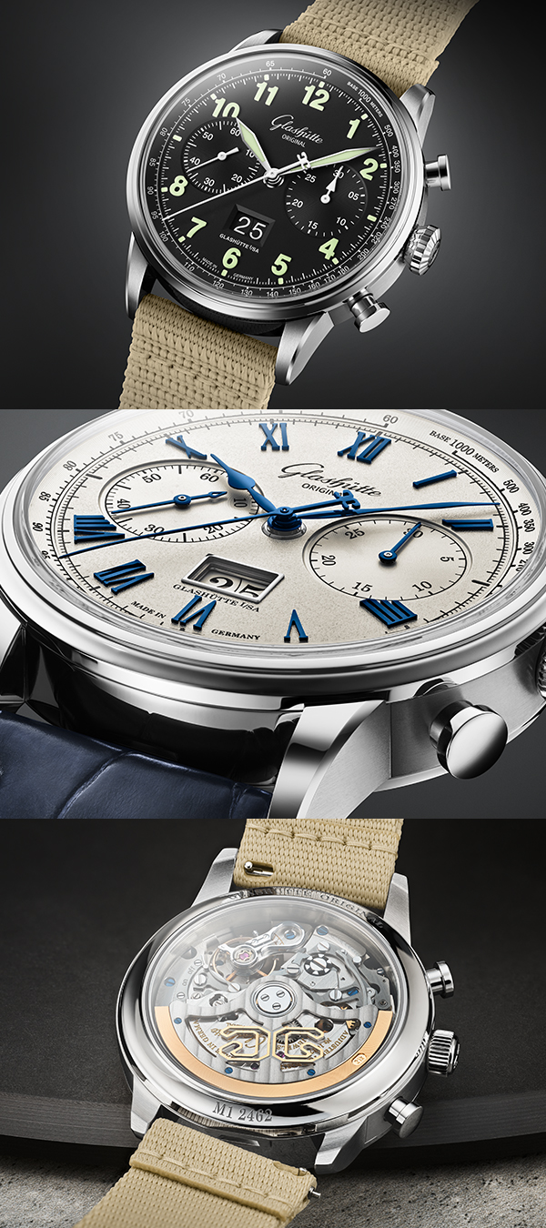 GLASHÜTTE ORIGINAL(グラスヒュッテ・オリジナル) 2026新作 クロノグラフに関するグラスヒュッテの専門知識を現代に受け継ぐ新作。グラスヒュッテ・オリジナル「セネタ・クロノグラフ」