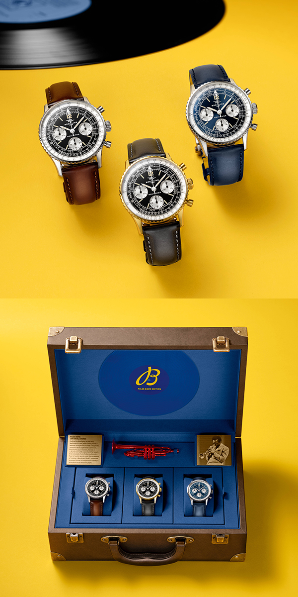 BREITLING(ブライトリング) 2026新作 マイルス・デイヴィスのトレードマークとなったナビタイマー。ブライトリング「ナビタイマー B09 クロノグラフ 41 トリビュート トゥ マイルス・デイヴィス」