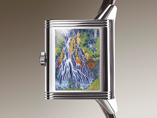 JAEGER-LECOULTRE(ジャガー・ルクルト) 2021新作 東西の芸術的伝統を融合。ジャガー・ルクルト「レベルソ・トリビュート・エナメル - 葛飾北斎『下野黒髪山きりふりの滝』」