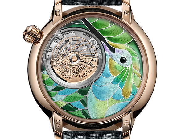 JAQUET DROZ(ジャケ・ドロー) 2021新作 ジャケ・ドローが表現するハチドリの新たな飛び立ち。ジャケ・ドロー「プティ・ウール ミニット スマルタ クララ ハミングバード」