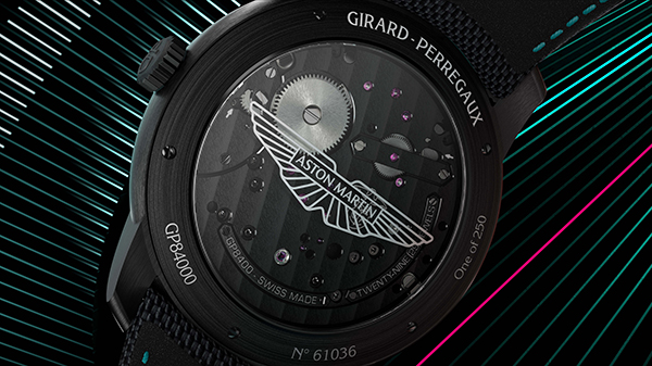 GIRARD-PERREGAUX(ジラール・ペルゴ) 2023新作 ノウハウの共有による製品。ジラール・ペルゴ「ネオ ブリッジ アストンマーティン エディション」