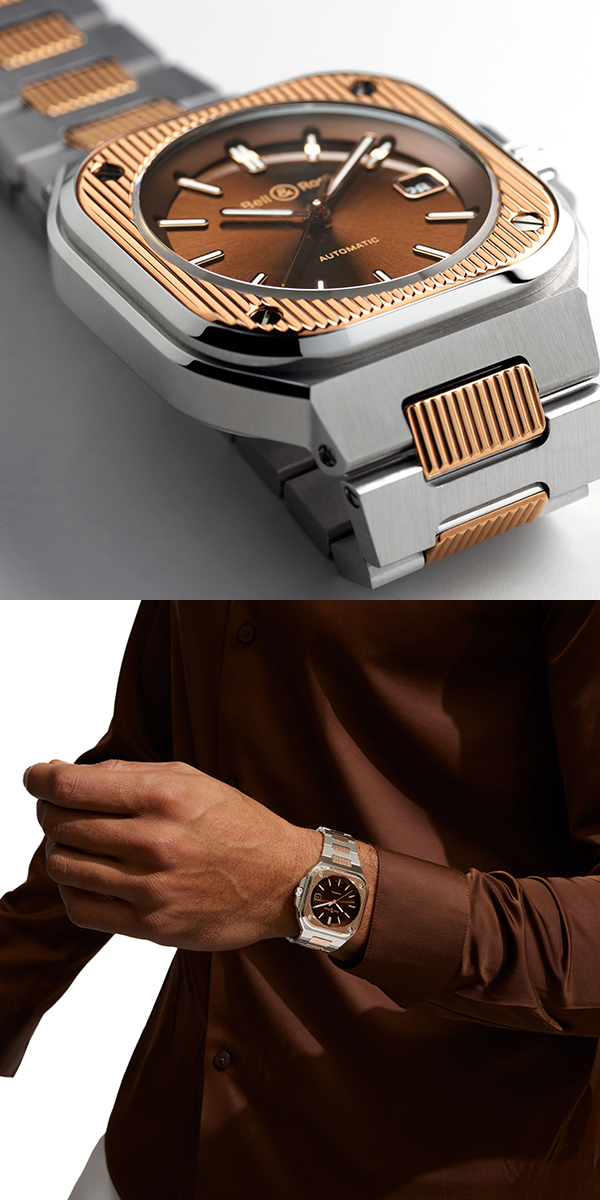 BELL & ROSS(ベル&ロス) 2024新作 ベル&ロス「BR 05 アートライン スティール&ゴールド」